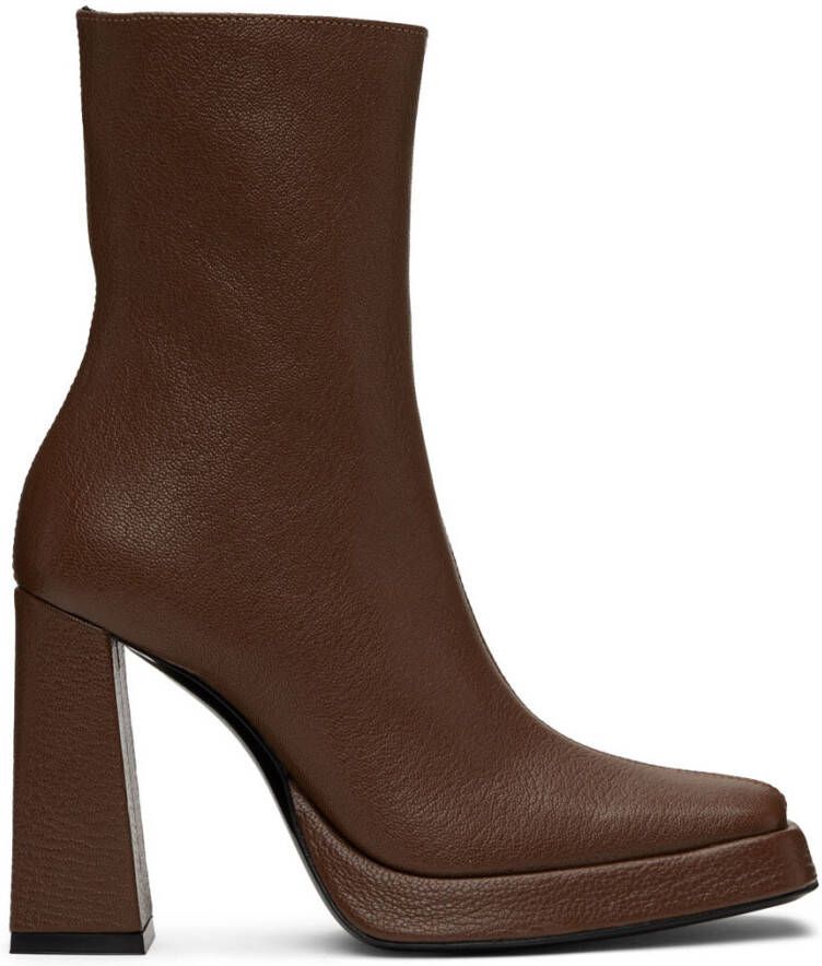 BY FAR Brown Vanya Boots - Picture 3
