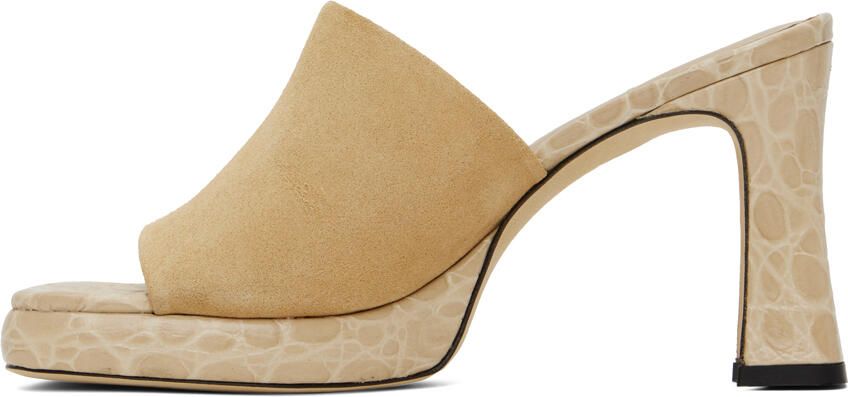 BY FAR Beige Beliz Heeled Sandals - Picture 3