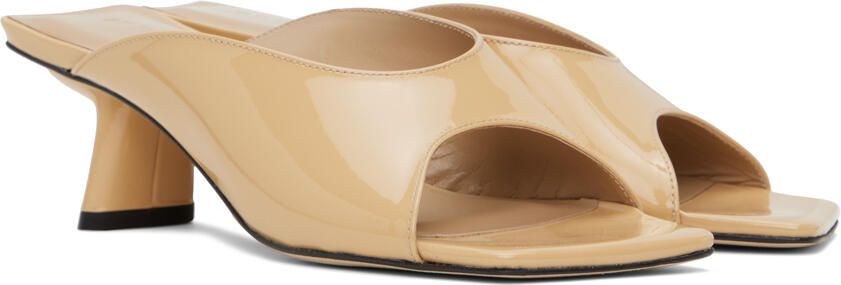 BY FAR Beige Huston Heeled Sandals - Picture 3