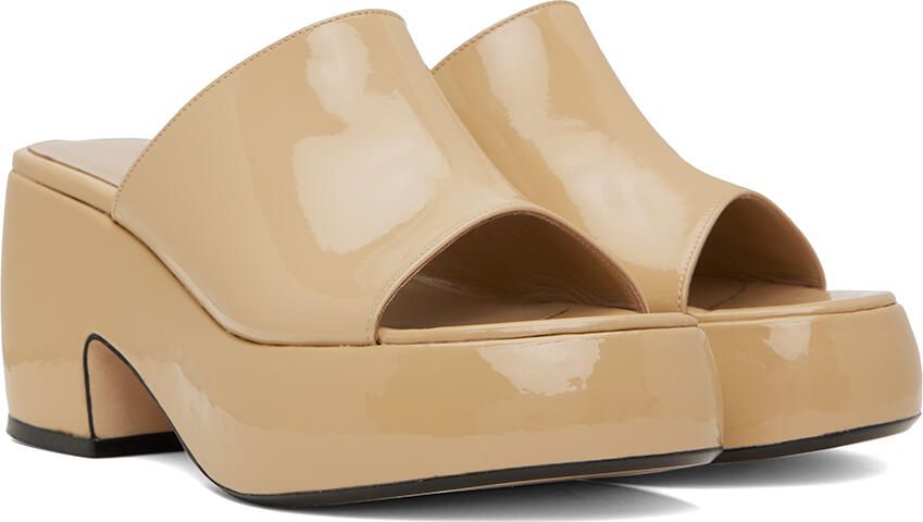 BY FAR Beige Leroy Heeled Sandals - Picture 2