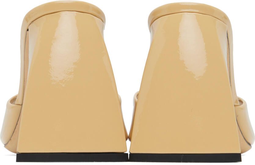 BY FAR Beige Michele Heeled Sandals