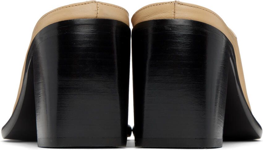 BY FAR Beige Nef Heels