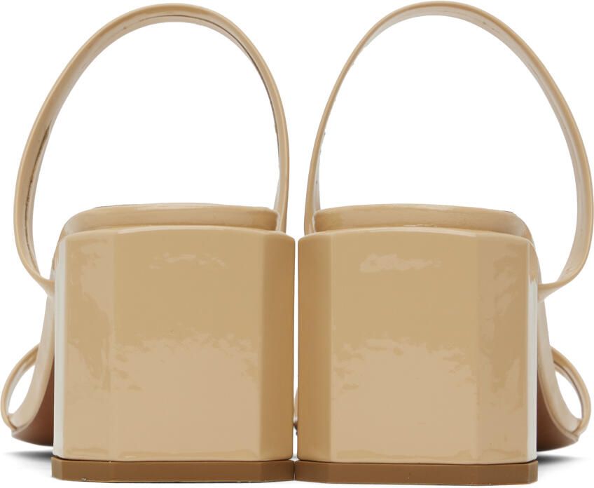 BY FAR Beige Tanya Sandals