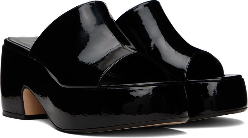 BY FAR Black Leroy Mules - Picture 2