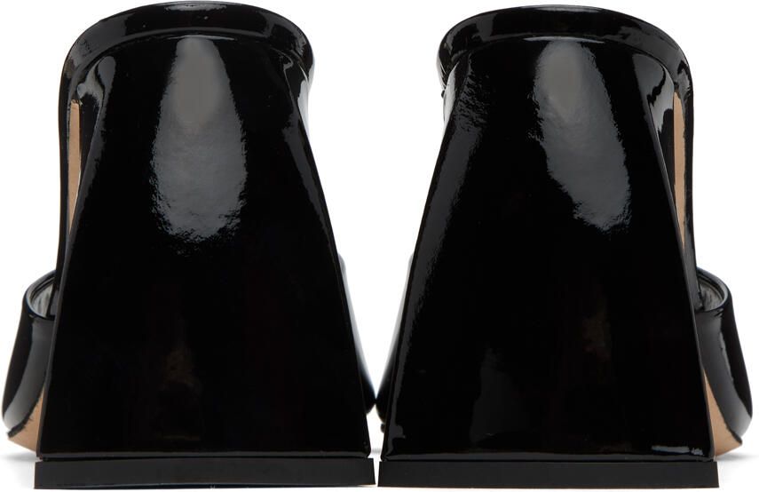 BY FAR Black Michele Heeled Sandals