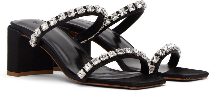 BY FAR Black Tanya Mules