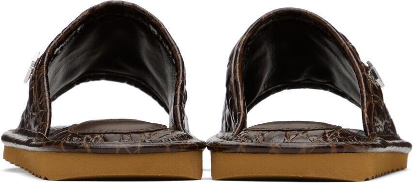 BY FAR Brown Ari Sandals