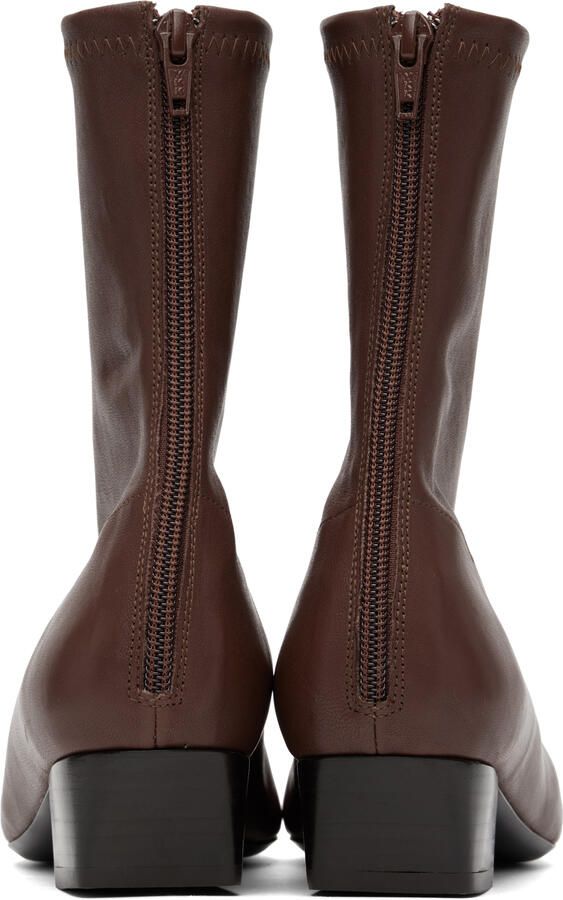 BY FAR Burgundy Colette 22 Boots - Picture 3