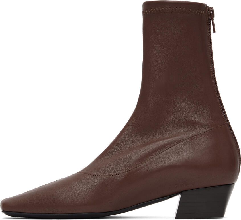 BY FAR Burgundy Colette 22 Boots - Picture 2