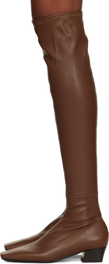 BY FAR Burgundy Colette Boots - Picture 2