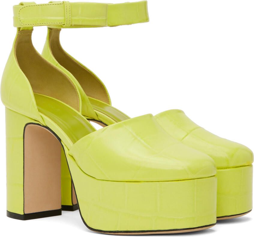 BY FAR Green Barb Heels - Picture 2