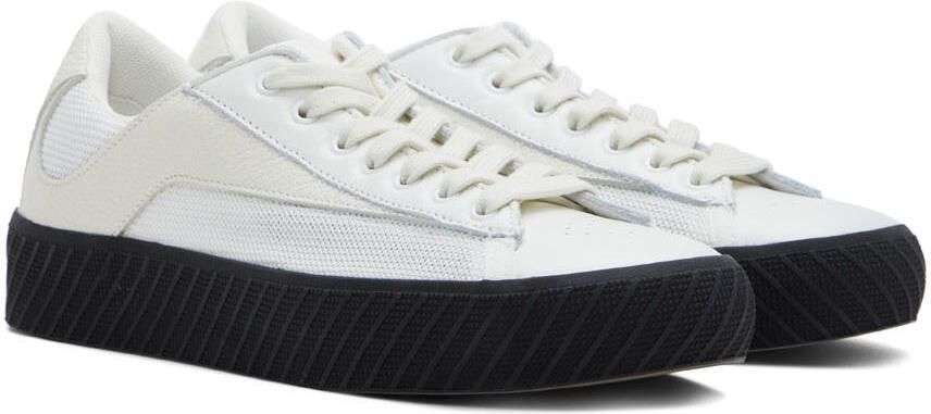 BY FAR Off-White & Black Rodina Low-Top Sneakers - Picture 2