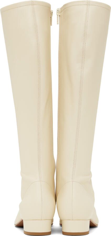 BY FAR Off-White Edie Tall Boots - Picture 5