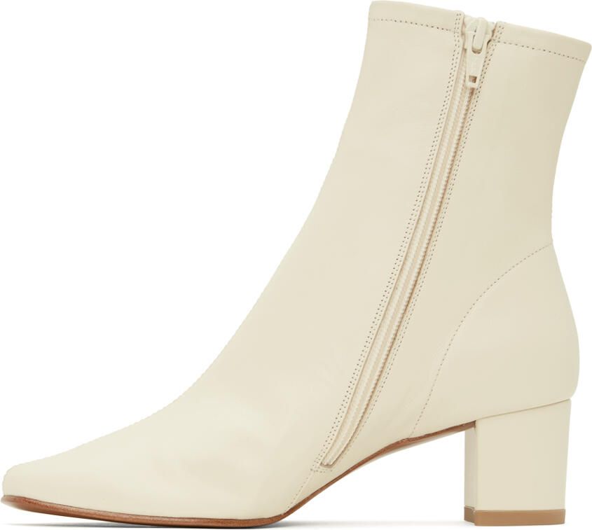 BY FAR Off-White Sofia Ankle Boots - Picture 2