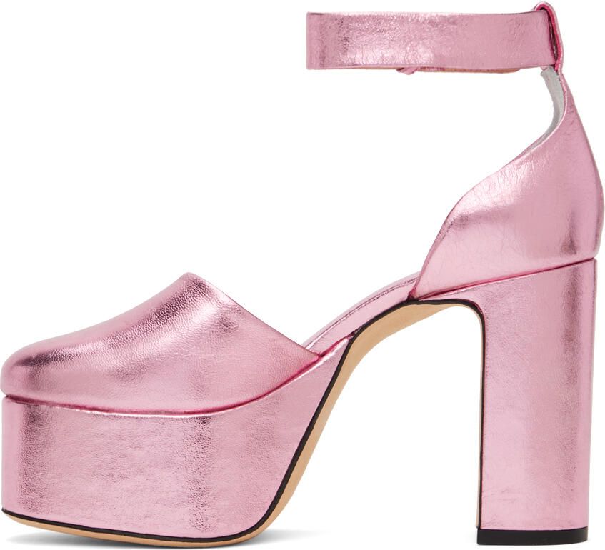 BY FAR Pink Barb Heels - Picture 2