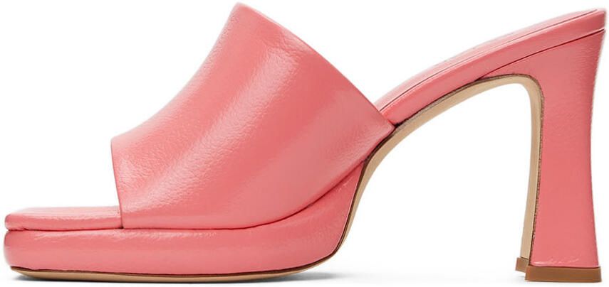 BY FAR Pink Beliz Venus Heeled Sandals - Picture 4
