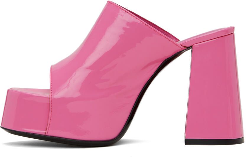BY FAR Pink Brad Heeled Sandals - Picture 3