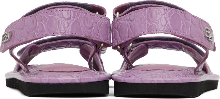 BY FAR Purple Gideon Sandals