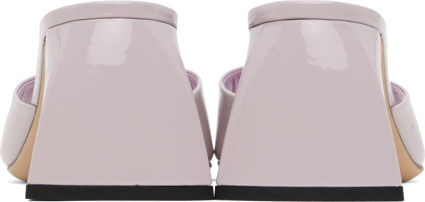 BY FAR Purple Romy Mules