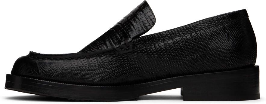 BY FAR SSENSE Exclusive Black Rafael Loafers - Picture 3