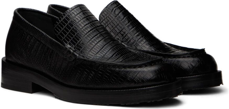 BY FAR SSENSE Exclusive Black Rafael Loafers - Picture 2