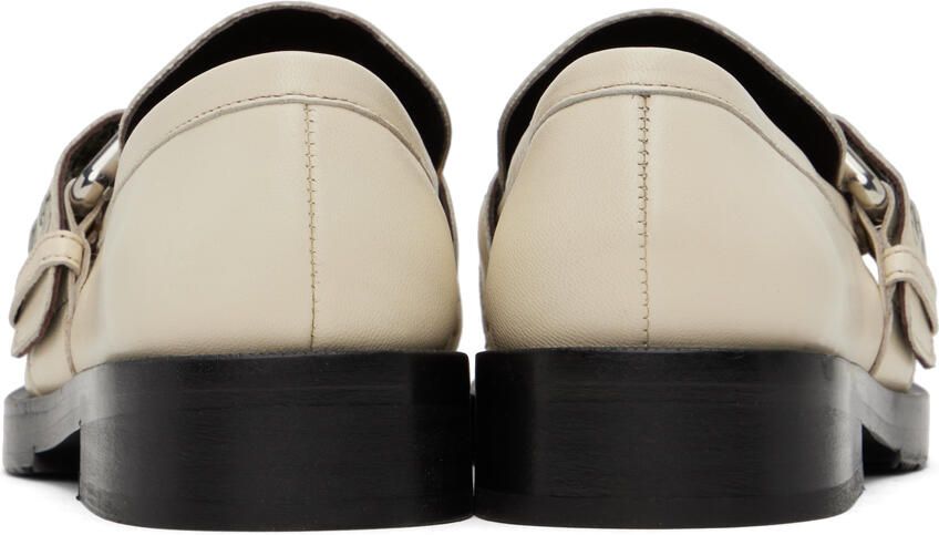 BY FAR SSENSE Work Capsule – Off-White Rafael Loafers