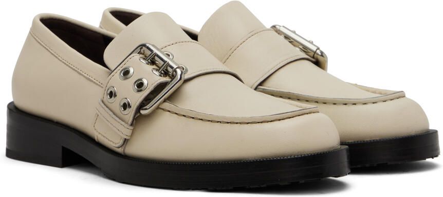 BY FAR SSENSE Work Capsule – Off-White Rafael Loafers - Picture 2