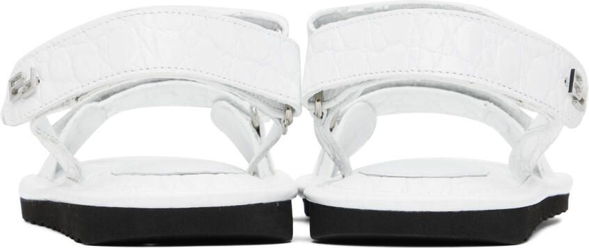 BY FAR White Gideon Sandals