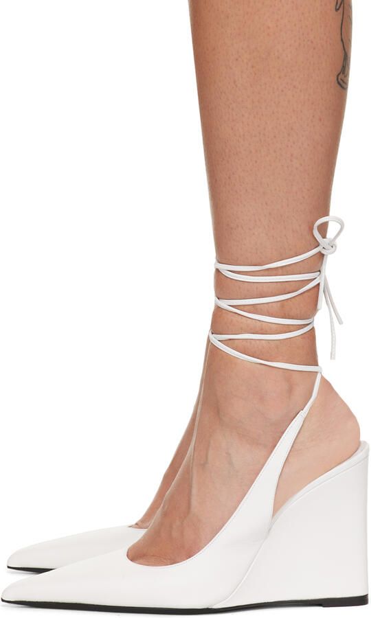 BY FAR White Vaughn Heels - Picture 3