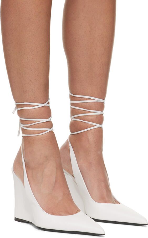 BY FAR White Vaughn Heels - Picture 2