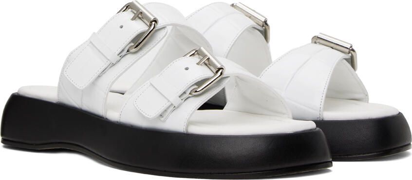 BY FAR White Wyatt Sandals - Picture 2