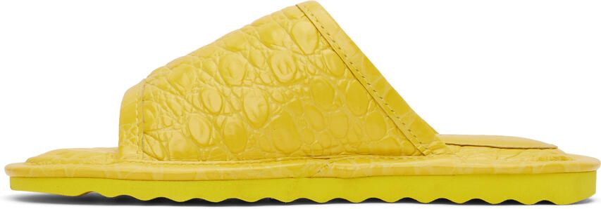 BY FAR Yellow Ari Slides - Picture 3