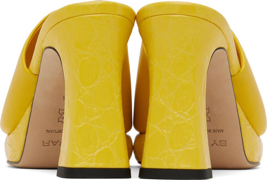 BY FAR Yellow Beliz Mules