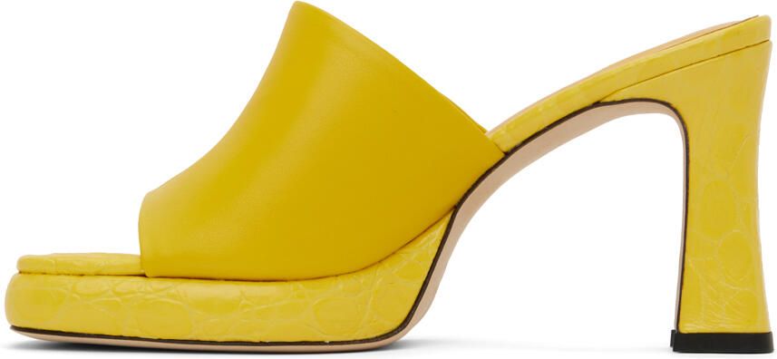 BY FAR Yellow Beliz Mules - Picture 3