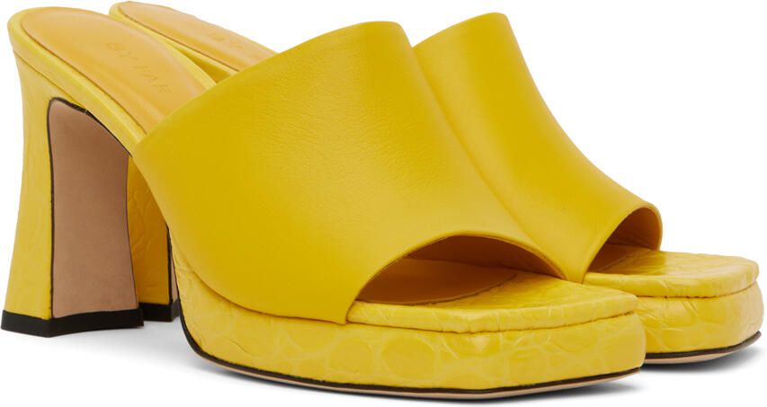 BY FAR Yellow Beliz Mules - Picture 2