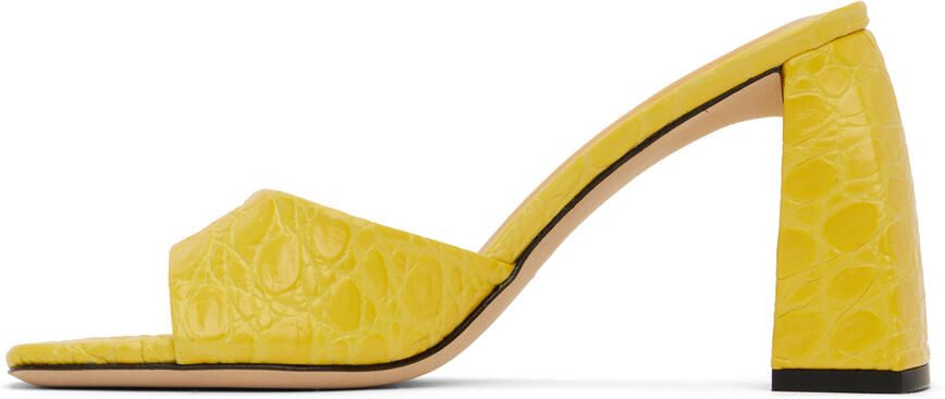 BY FAR Yellow Michele Mules - Picture 3