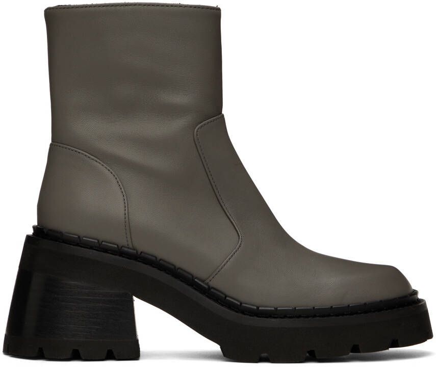 BY FAR Gray Norris Boots