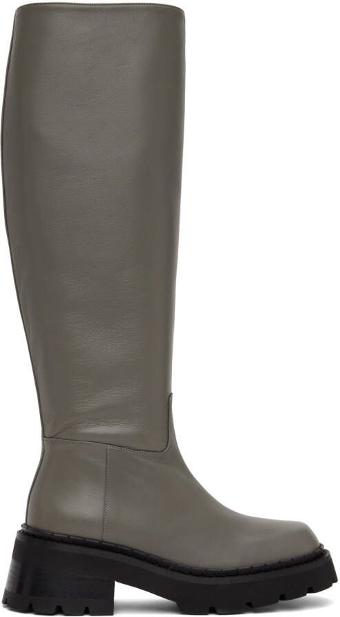 BY FAR Gray Russel Boots