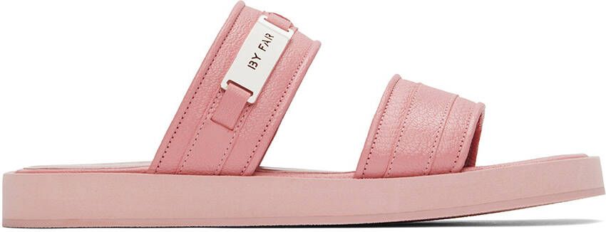 BY FAR Pink Easy Sandals