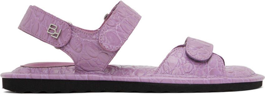 BY FAR Purple Gideon Sandals - Picture 5