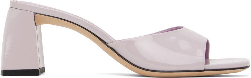 BY FAR Purple Romy Mules - Picture 5