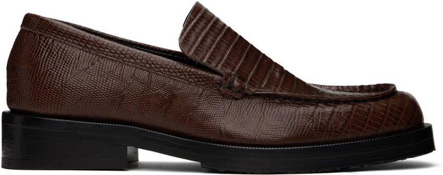 BY FAR SSENSE Exclusive Brown Rafael Loafers - Picture 3