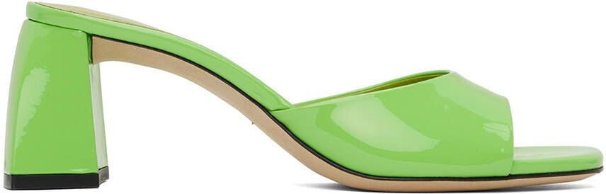 BY FAR SSENSE Exclusive Green Romy Mules - Picture 5