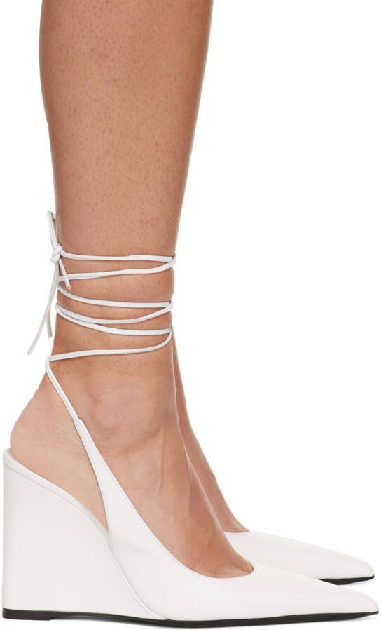 BY FAR White Vaughn Heels - Picture 5