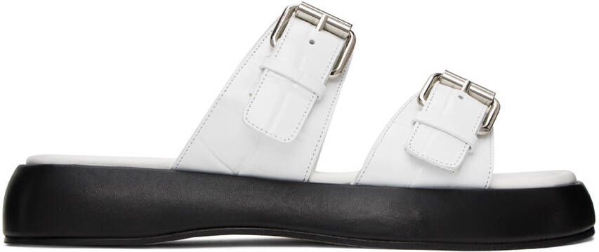 BY FAR White Wyatt Sandals - Picture 5