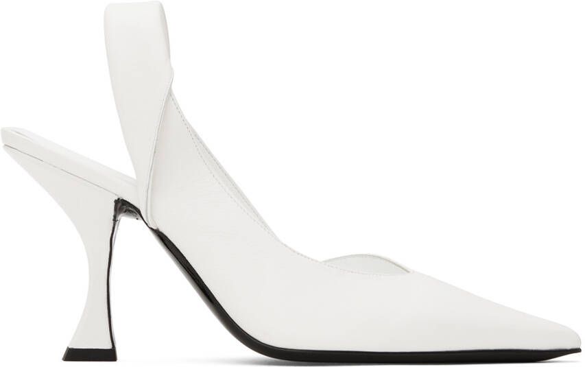 BY FAR White Yasha Heels - Picture 5