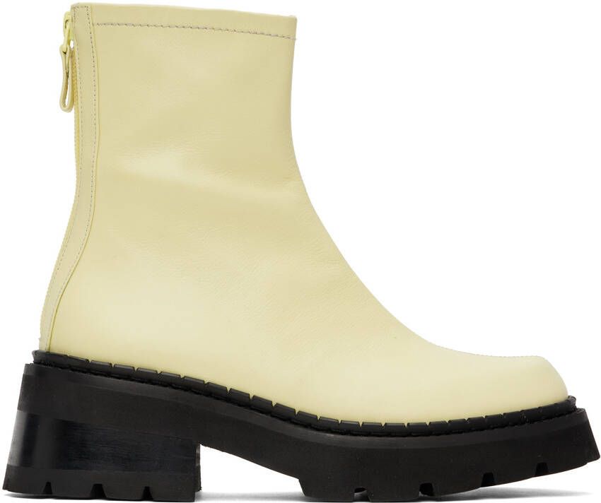 BY FAR Yellow Alister Boots
