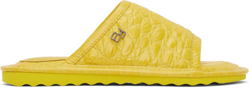 BY FAR Yellow Ari Slides - Picture 4
