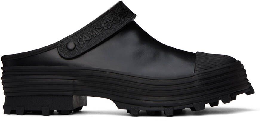 CAMPERLAB Black Traktori Clogs - Picture 5