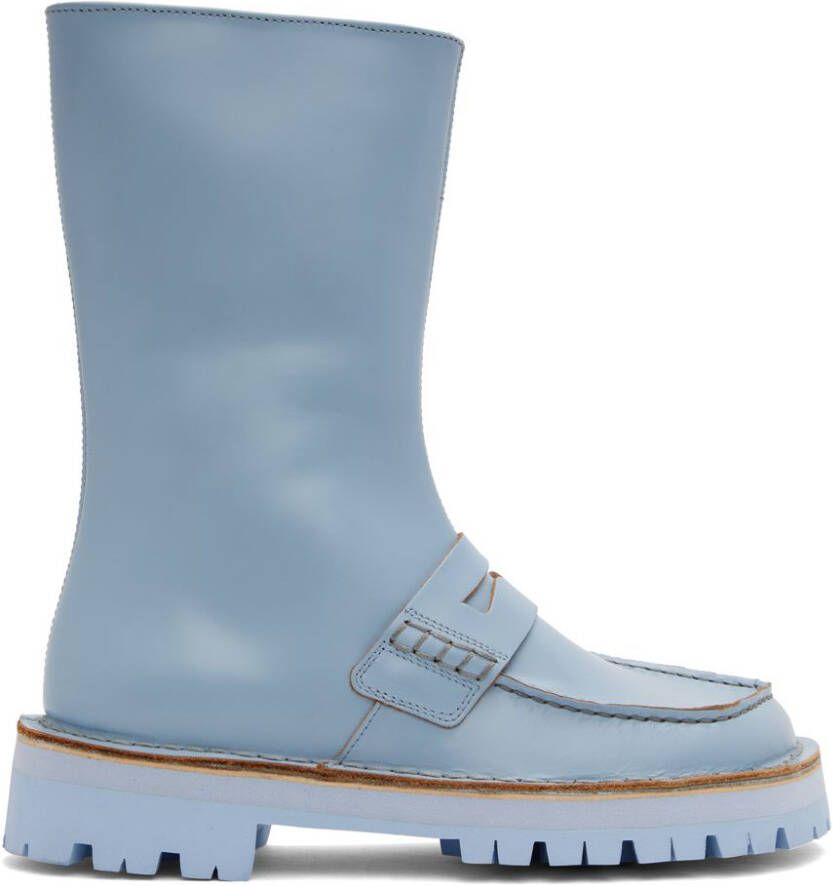 CAMPERLAB Blue Eki Zip-Up Boots